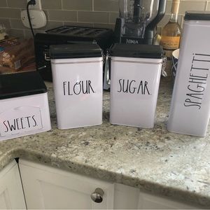 Rae Dunn Metal Container Set